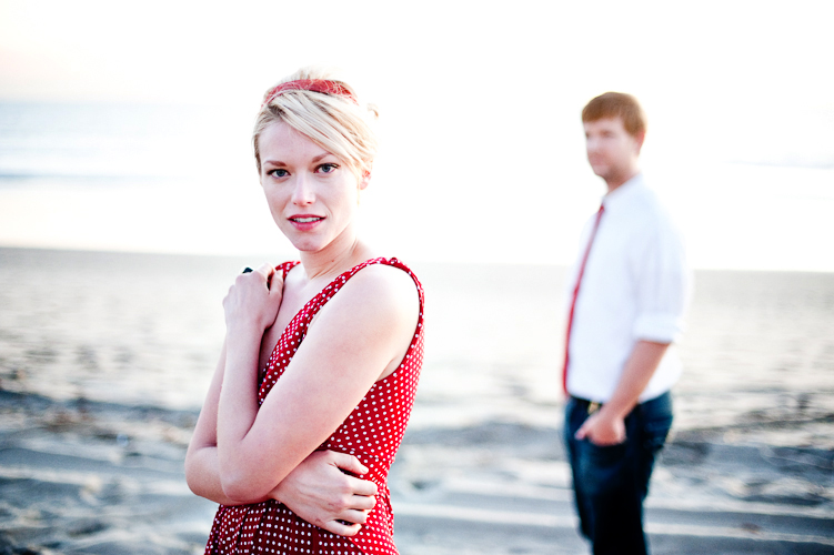 engagement in santa monica by seattle wedding photographer meloidia